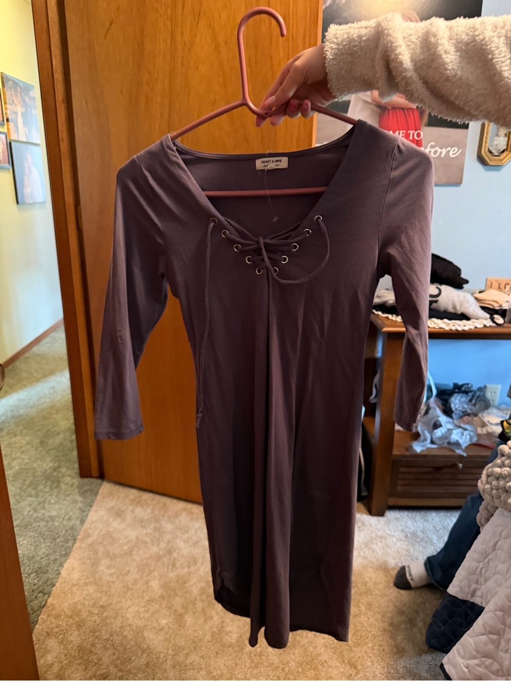 Gray women's dress